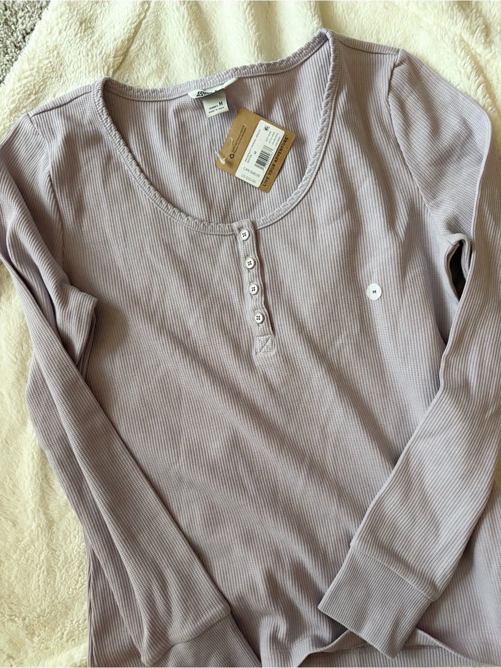 American Eagle Long Sleeve Lavendar Shirt